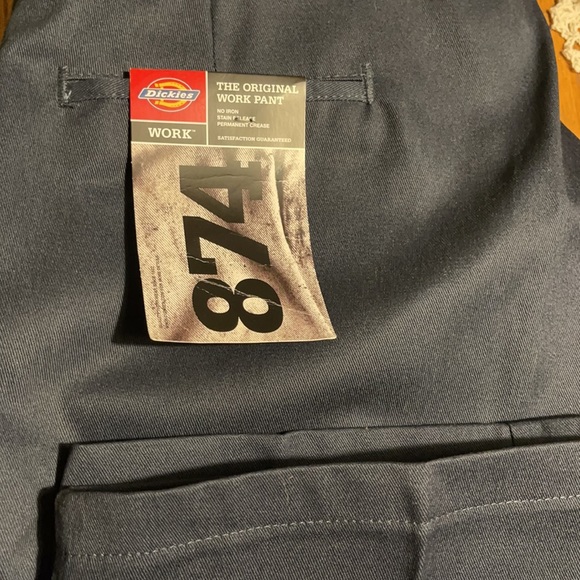 DICKIES Original 874 Work Pants Dk Navy NWT 42x30 🌟 NEW! - Picture 13 of 17